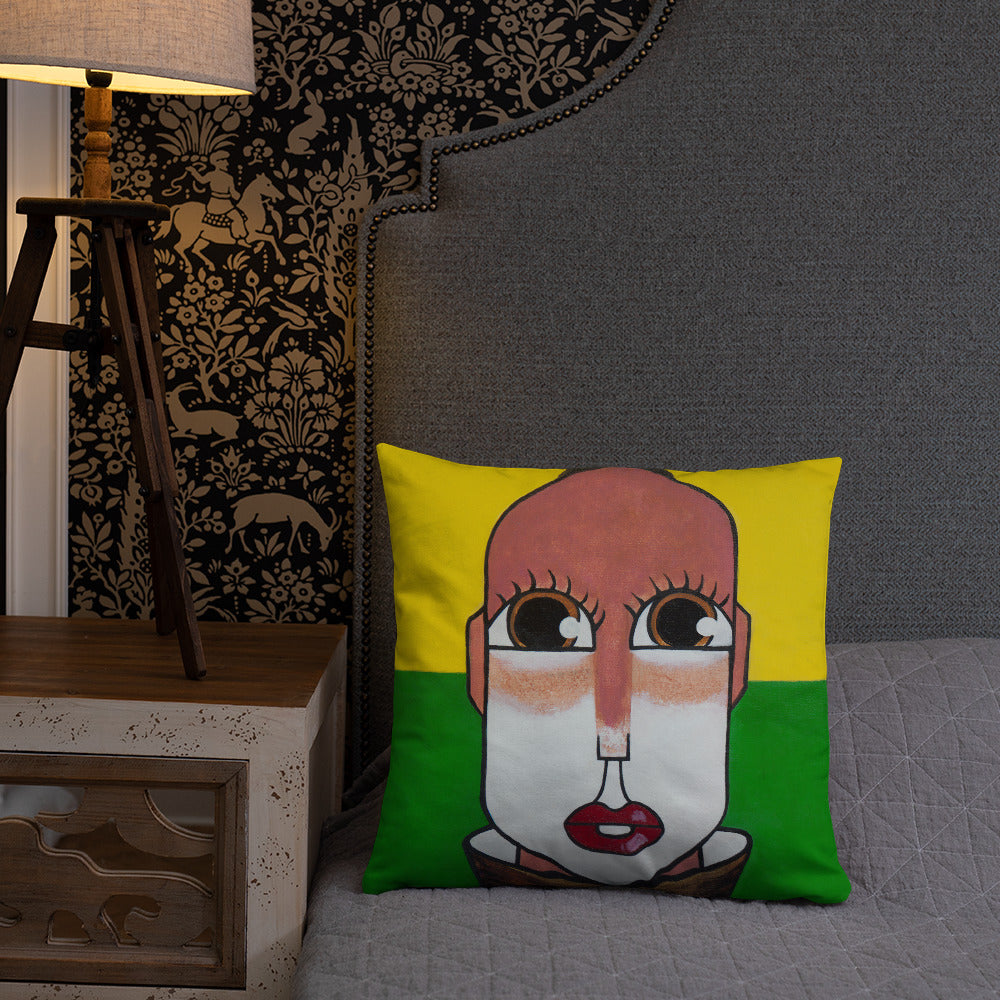 "Village Girl" Pillow