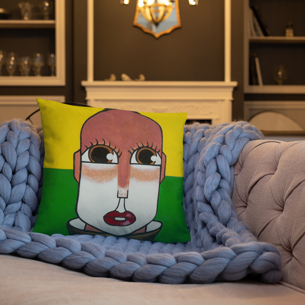 "Village Girl" Pillow