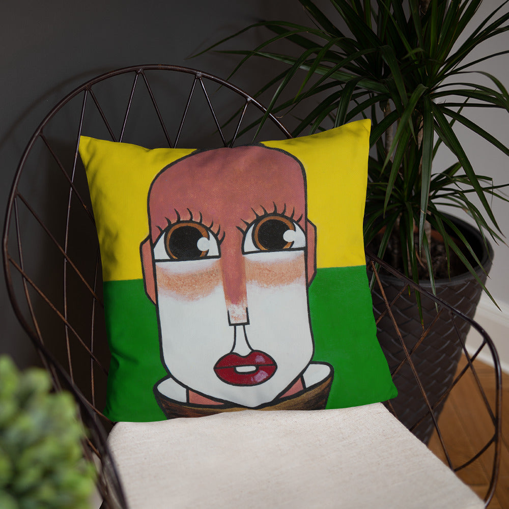 "Village Girl" Pillow