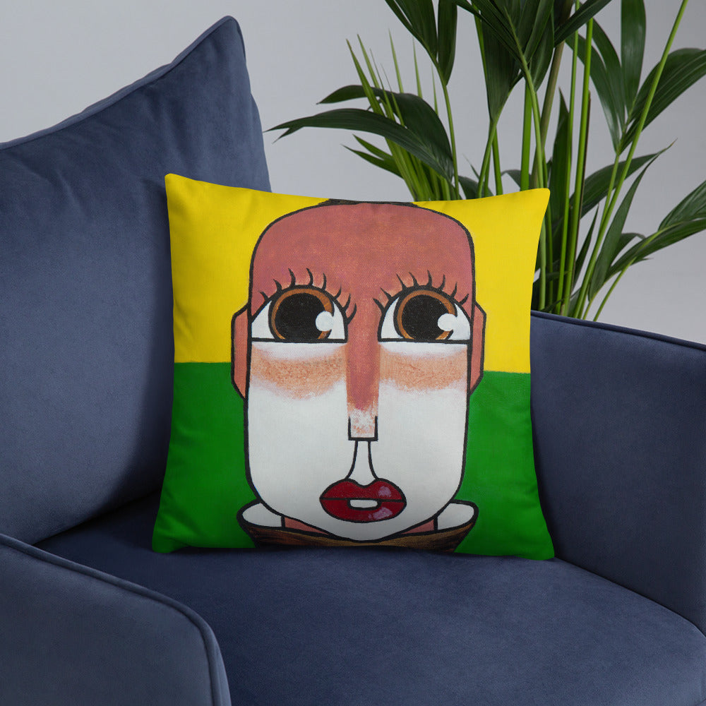 "Village Girl" Pillow