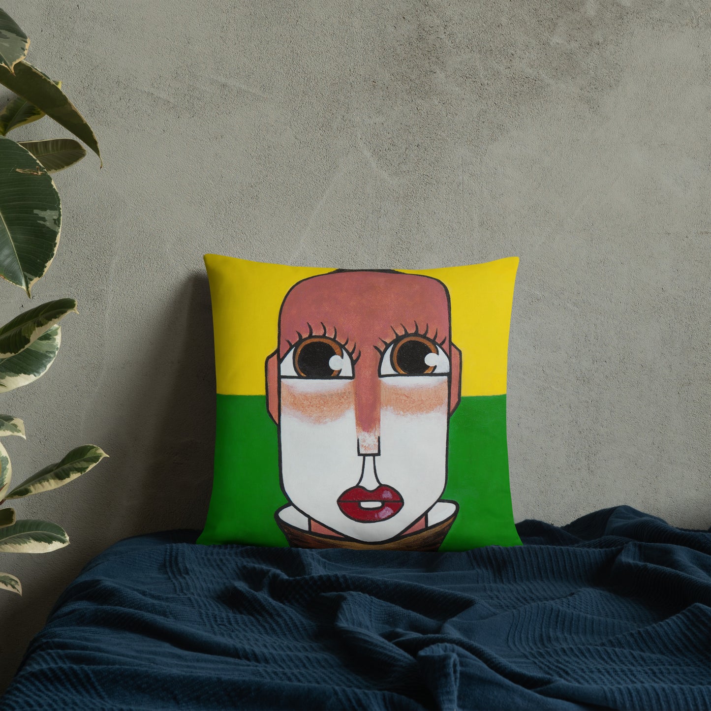 "Village Girl" Pillow