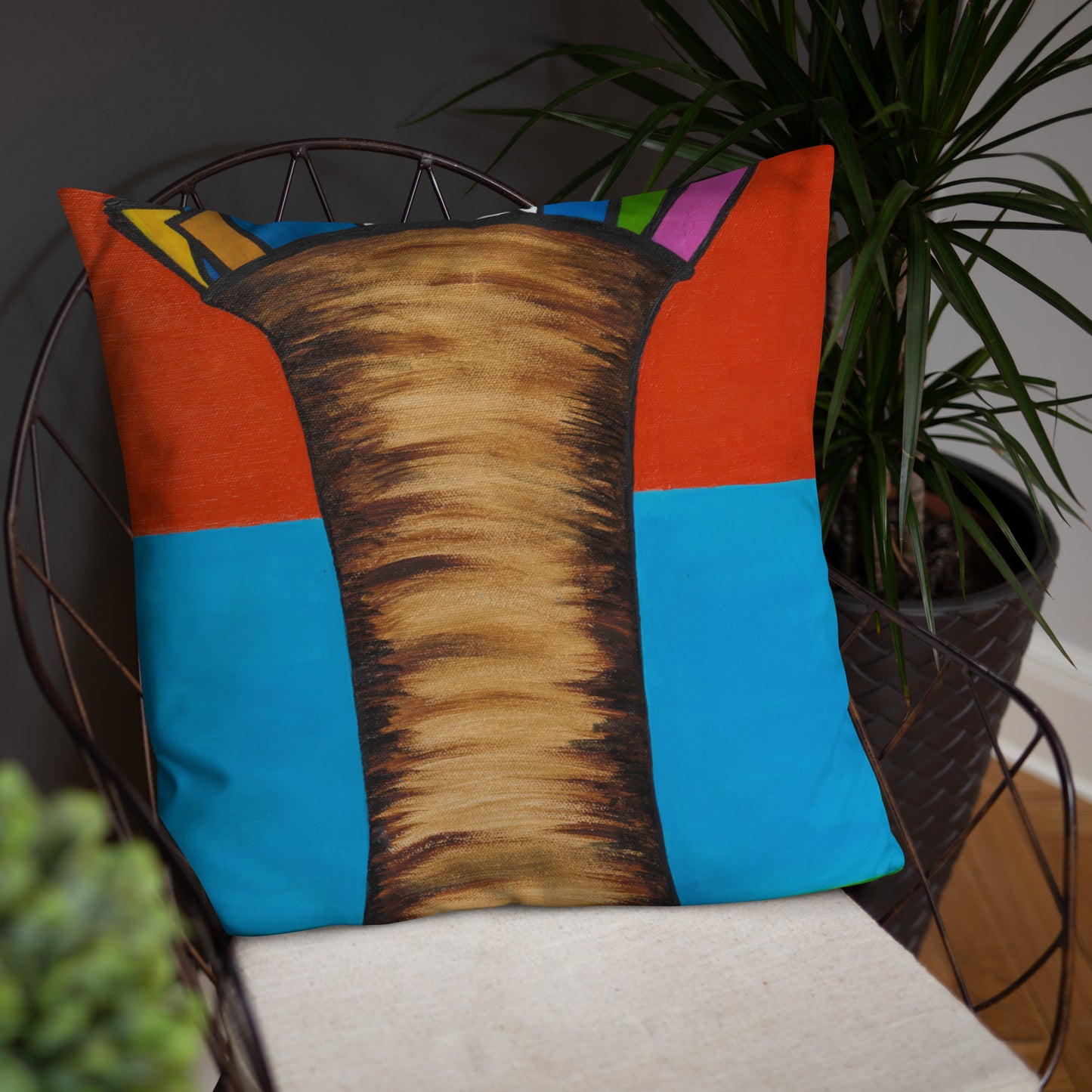 "Village Girl" Pillow