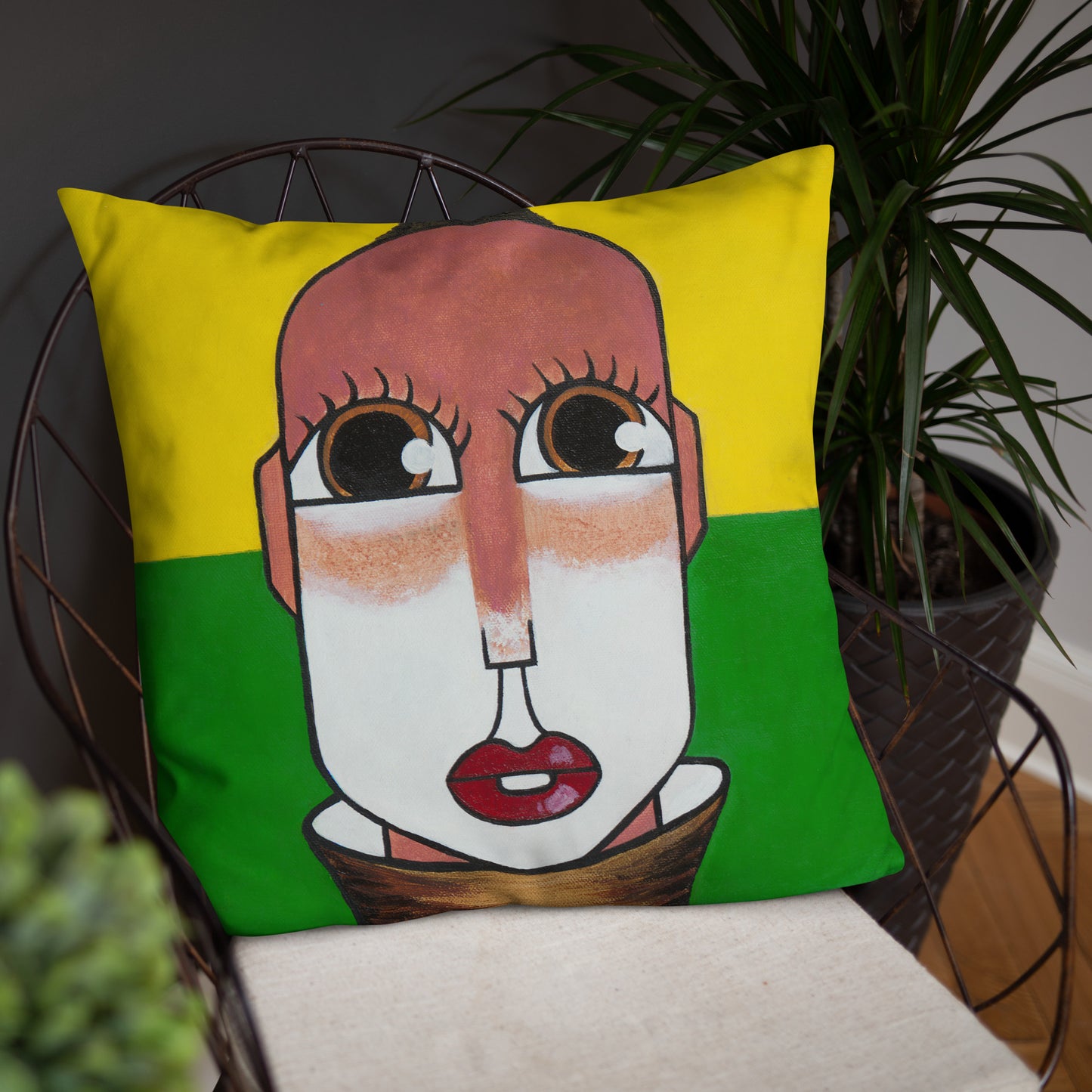 "Village Girl" Pillow