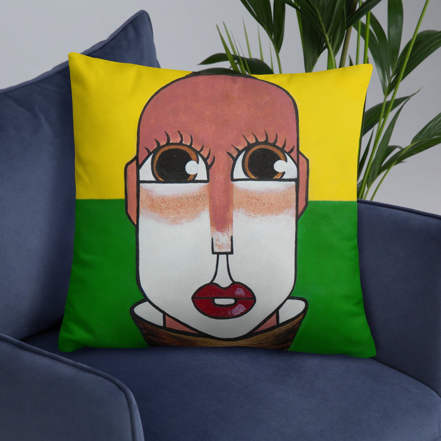 "Village Girl" Pillow