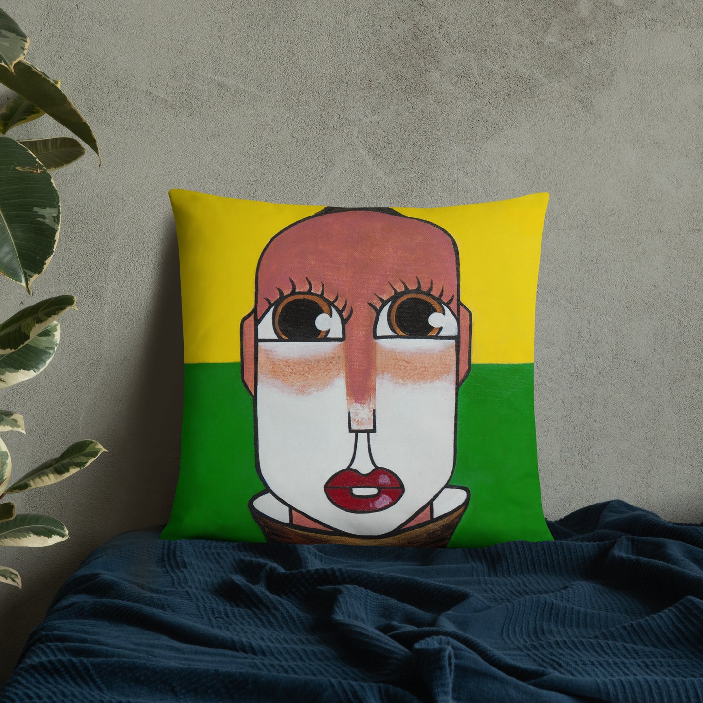 "Village Girl" Pillow